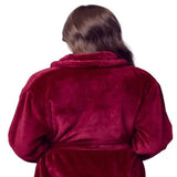 Women's Ultra Soft Fleece Bathrobe From Lotus Linen