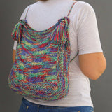 Back to School Backpack Knitting Pattern from Darn Good Yarn