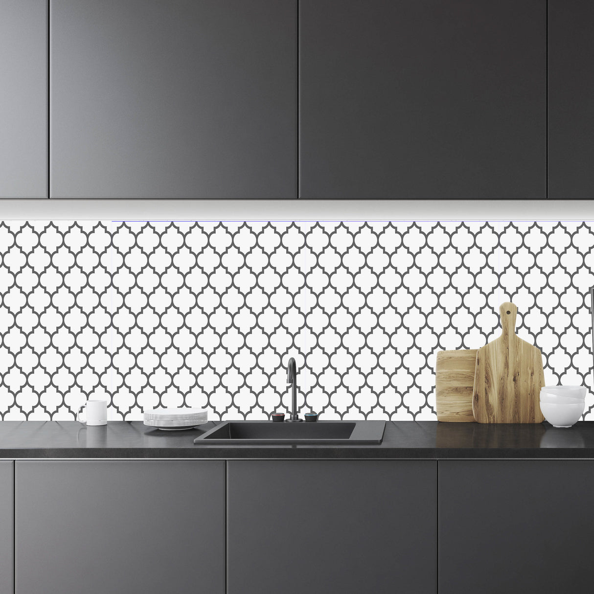 Arabesque Tile Backsplash from Loomwell Home Goods