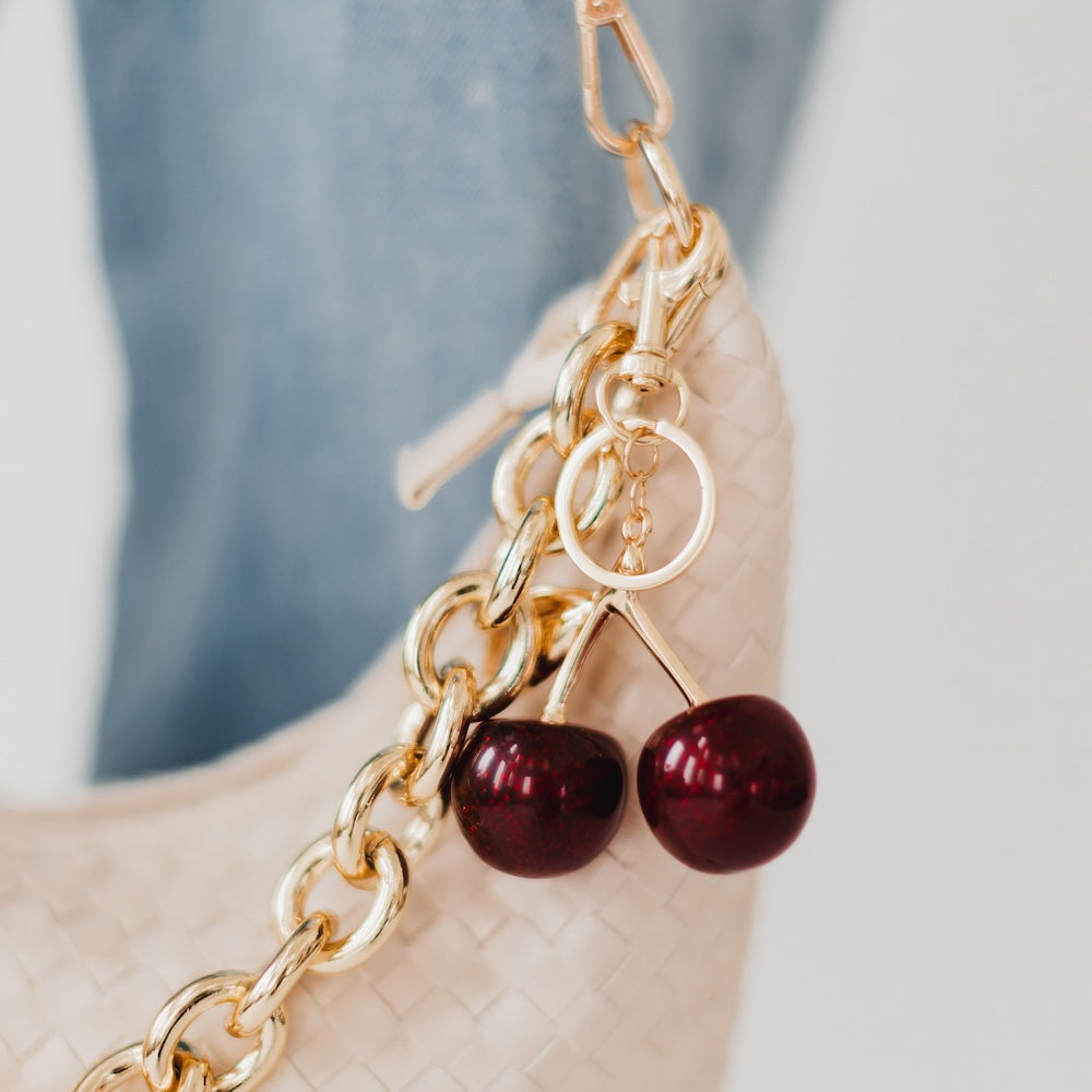 Cherry Bag Charm from Pretty Simple