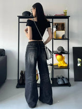 Baggy Y2K Jeans – Grunge Gothic High Street Denim From Kawaii Stop