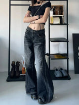 Baggy Y2K Jeans – Grunge Gothic High Street Denim From Kawaii Stop