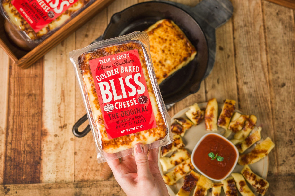 Golden Baked Bliss Cheese from Cheese Brothers, Inc.