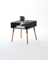 Storage Table - Two Sizes - Steel + Wood from Yamazaki Home