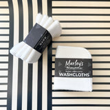 Bamboo Washcloths: Pack of 4 from Marley's Monsters