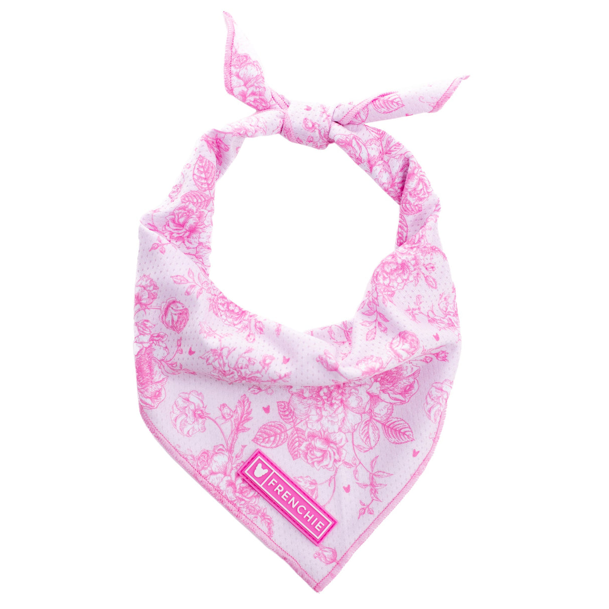 Frenchie Cooling Bandana - Toile- Pink from Frenchie Bulldog