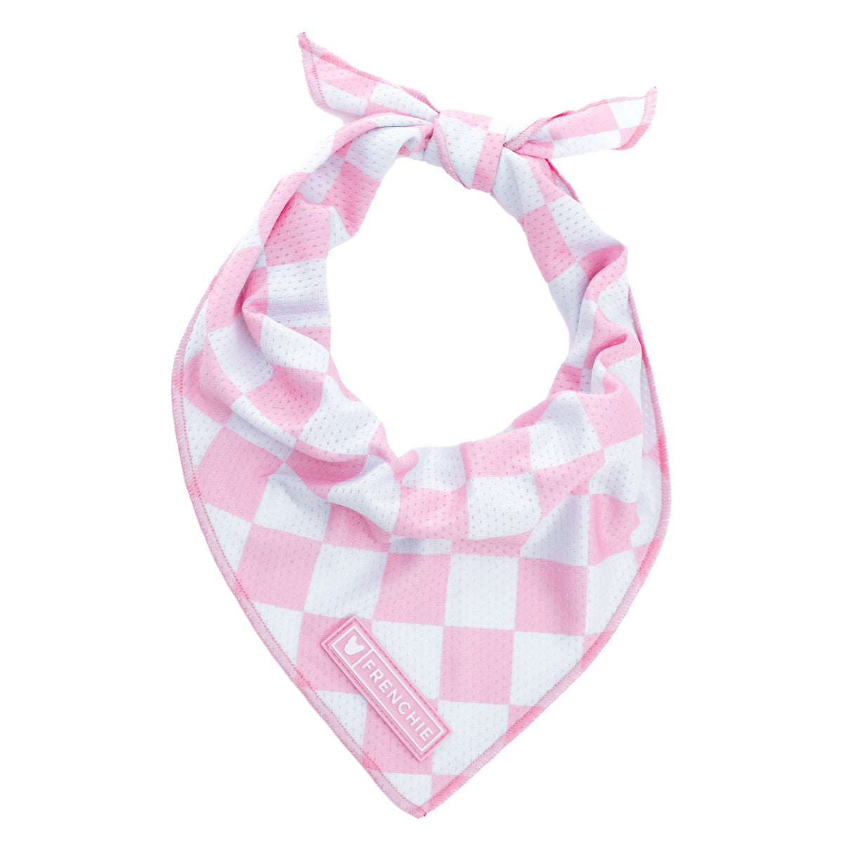 Frenchie Cooling Bandana - Pink Bubblegum Checkered from Frenchie Bulldog