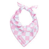 Frenchie Cooling Bandana - Pink Bubblegum Checkered from Frenchie Bulldog