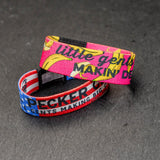 Reversible Elastic Wristband Bracelet from Combat Iron Apparel