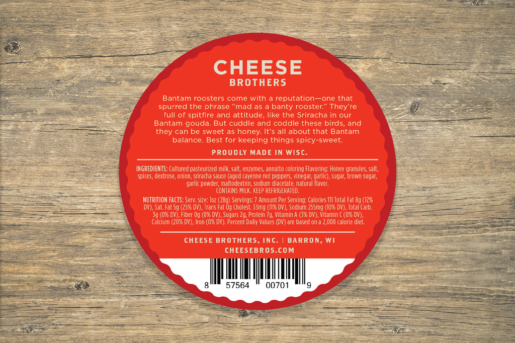 Honey Sriracha Gouda From Cheese Brothers, Inc.