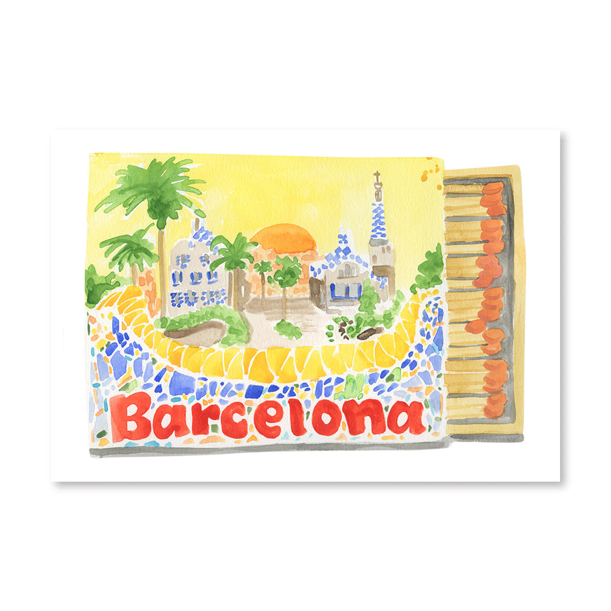 Barcelona Matchbook From Furbish Studio