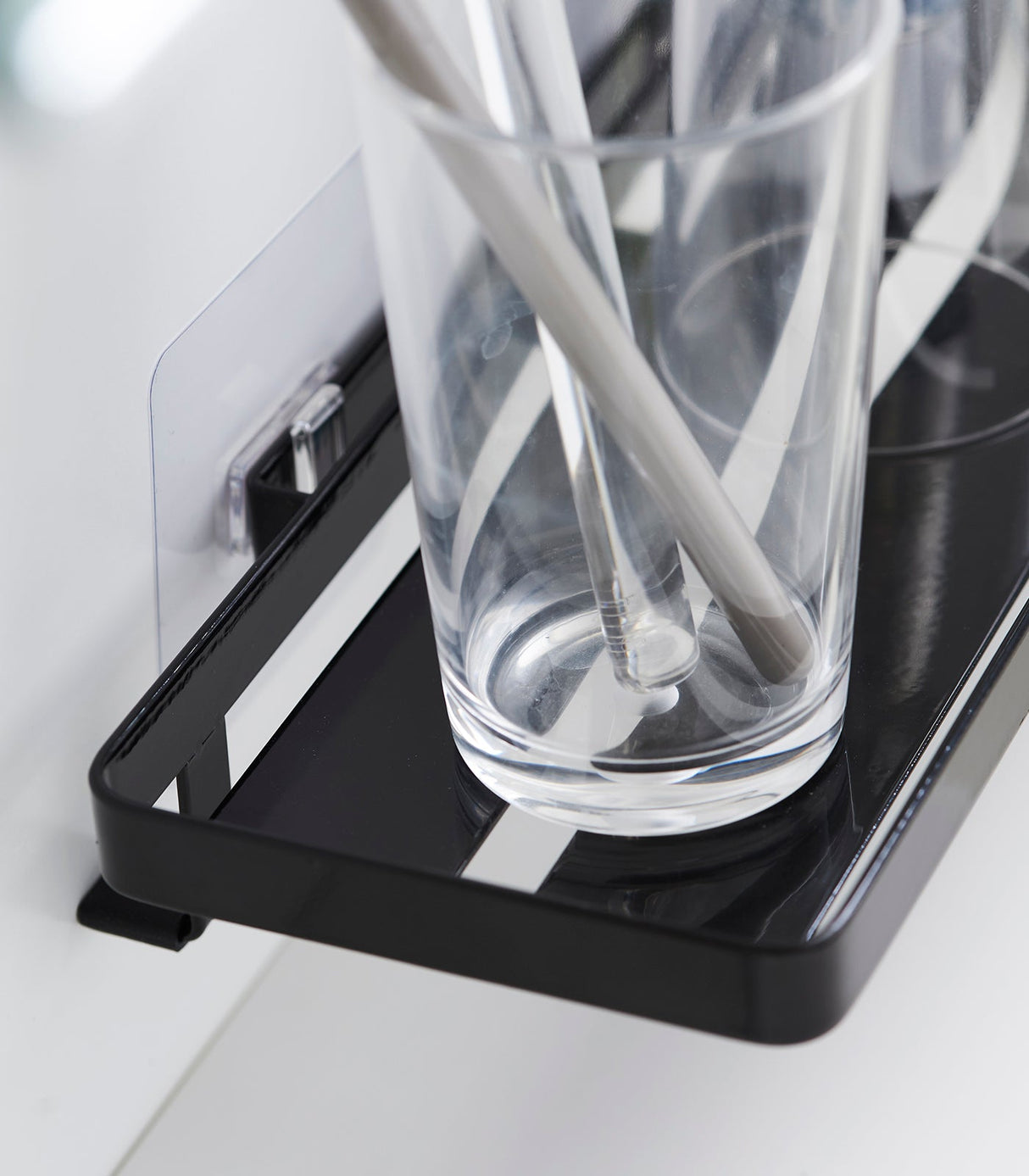 Traceless Adhesive Floating Tray - Steel from Yamazaki Home