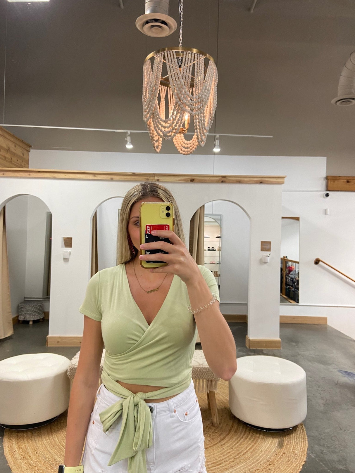 Basic Wrap Crop Top From Arete Style
