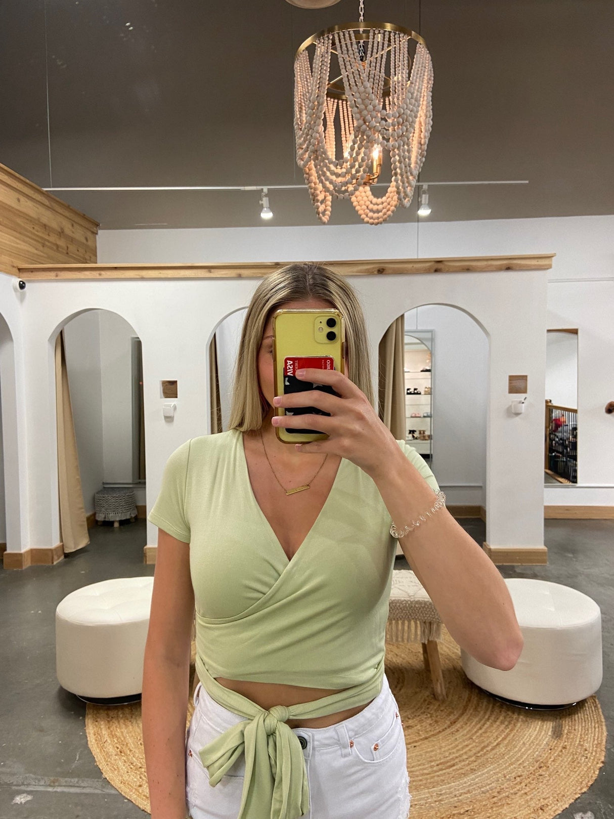 Basic Wrap Crop Top From Arete Style