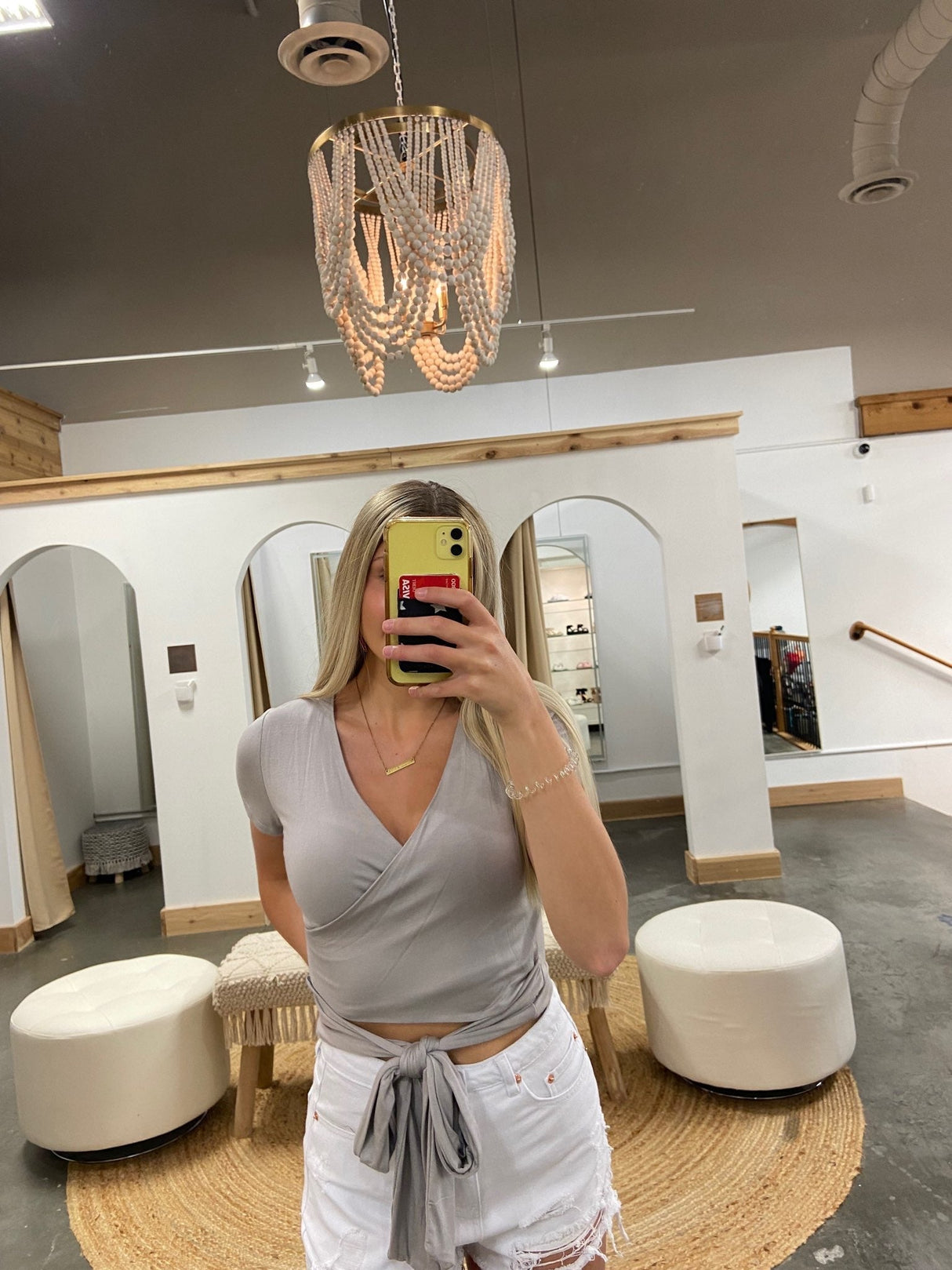 Basic Wrap Crop Top From Arete Style