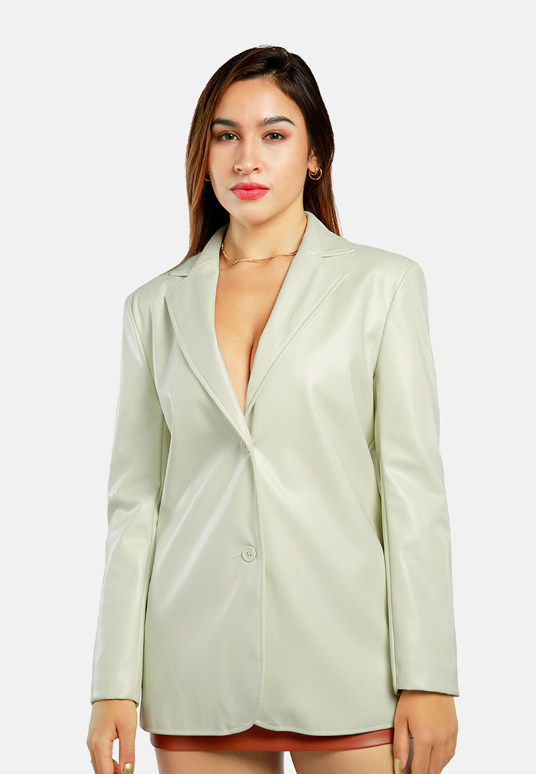 Basic Button Down Blazer from London Rag International