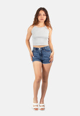 Basic Halter Crop Top from London Rag International