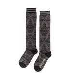 Bat Damask Knee High Socks from FootClothes