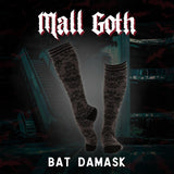 Bat Damask Knee High Socks from FootClothes