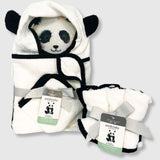 Panda Baby Bath Essentials 8pc Baby Gift Set - White/Black - Final Sale/No Returns from BedVoyage