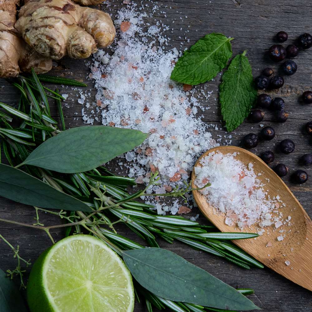 Bath Salt: Juniper Mint From Chagrin Valley Soap & Salve