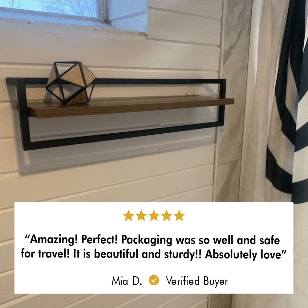 Bathroom Shelf and Towel Holder from VITAHOME DESIGN LLC