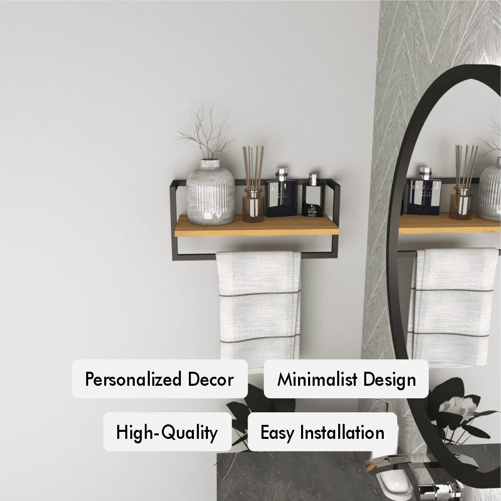 Bathroom Shelf and Towel Holder from VITAHOME DESIGN LLC