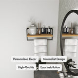Bathroom Shelf and Towel Holder from VITAHOME DESIGN LLC