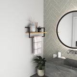 Bathroom Shelf and Towel Holder from VITAHOME DESIGN LLC