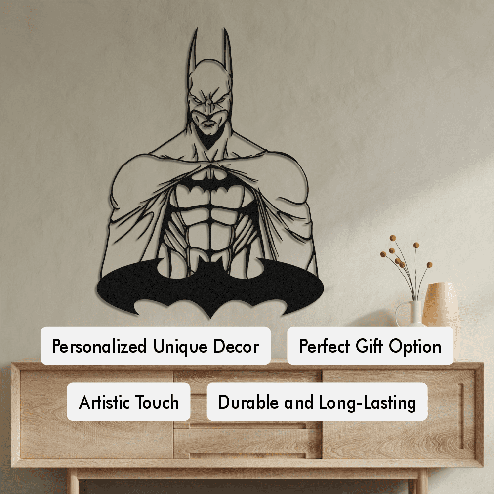 Metal Batman Decor from VITAHOME DESIGN LLC