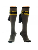 Batman Logo Symbol DC Comics Knee High Socks With Cape From Your Favorite T Shirts