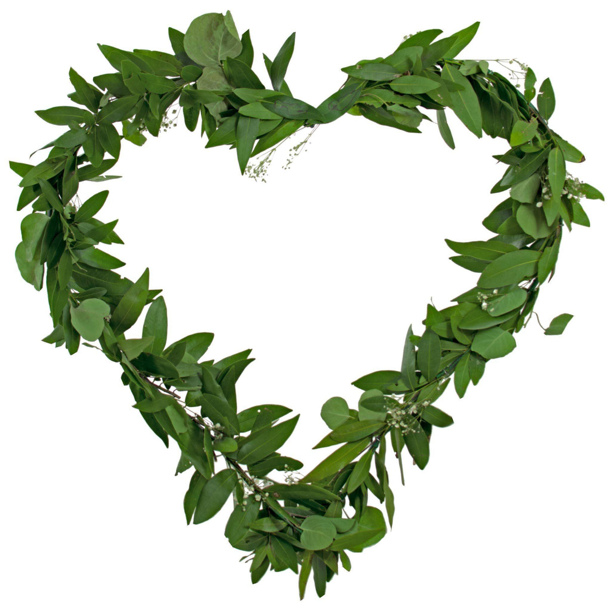Bay Leaf Hanging Heart Wreath from Lee Display