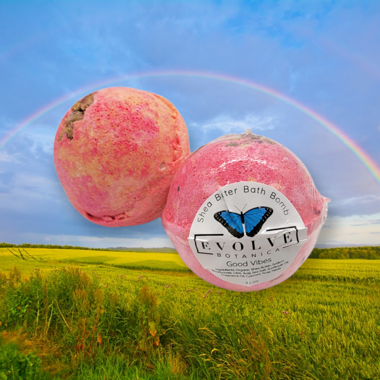 Bath Bomb - Good Vibes from Evolve Botanica