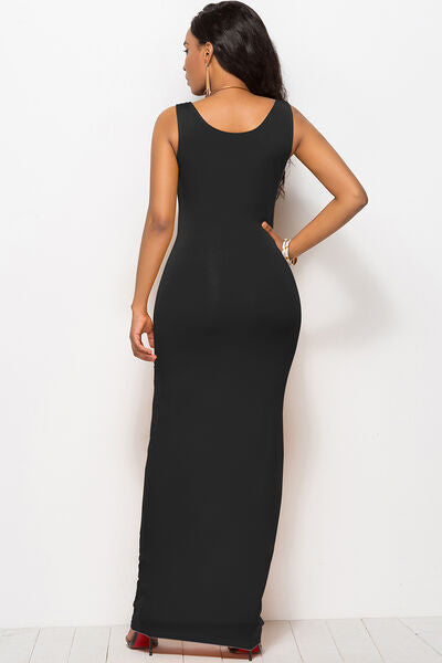 Scoop Neck Wide Strap Maxi Dress from Enfance-Heureuse