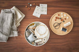 Storage Case - Two Sizes - Steel + Wood from Yamazaki Home