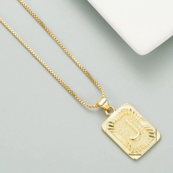 Classy Pendant Talia Initial Gold Letter Necklace from My Pampered Life Seattle