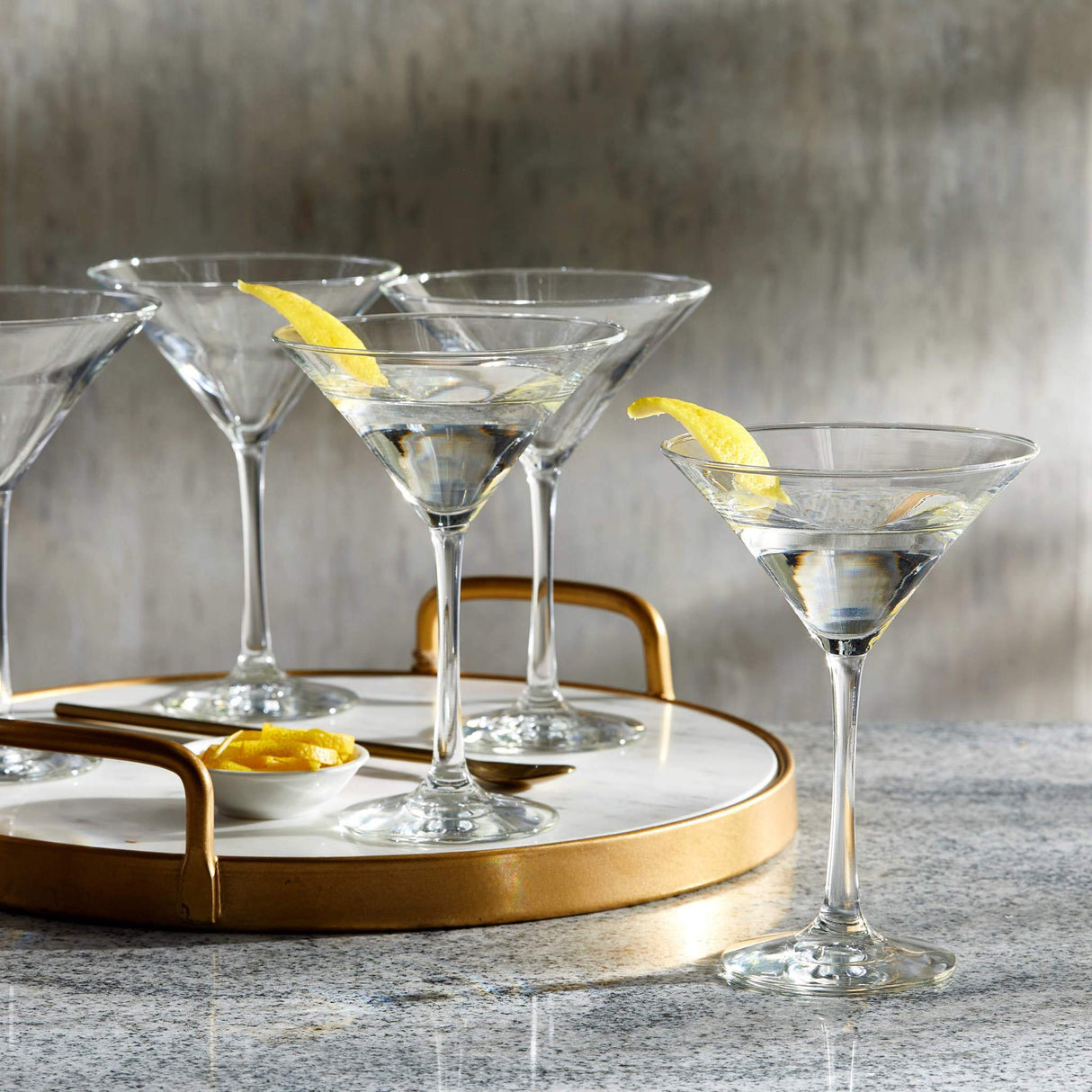 Libbey Entertaining Essentials Martini Glasses, 8-ounce, Set of 6 from Libbey