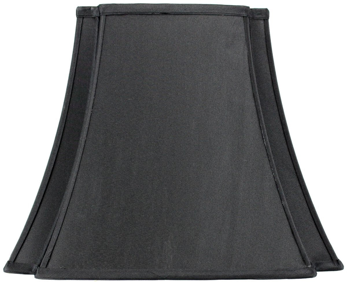Black with Gold 16"W x 13"H Liner Lampshade From LampsUSA