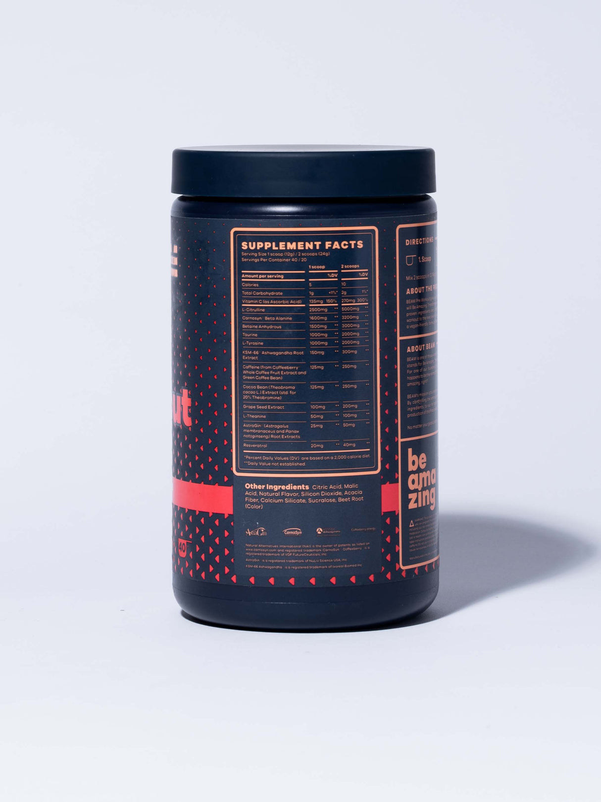 pre workout from BEAM