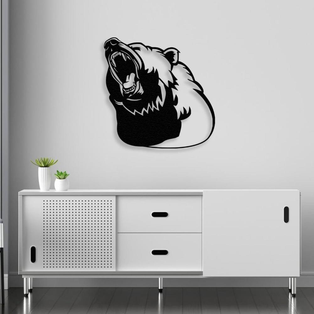 Bear Silhouette Metal Wall Art from VITAHOME DESIGN LLC