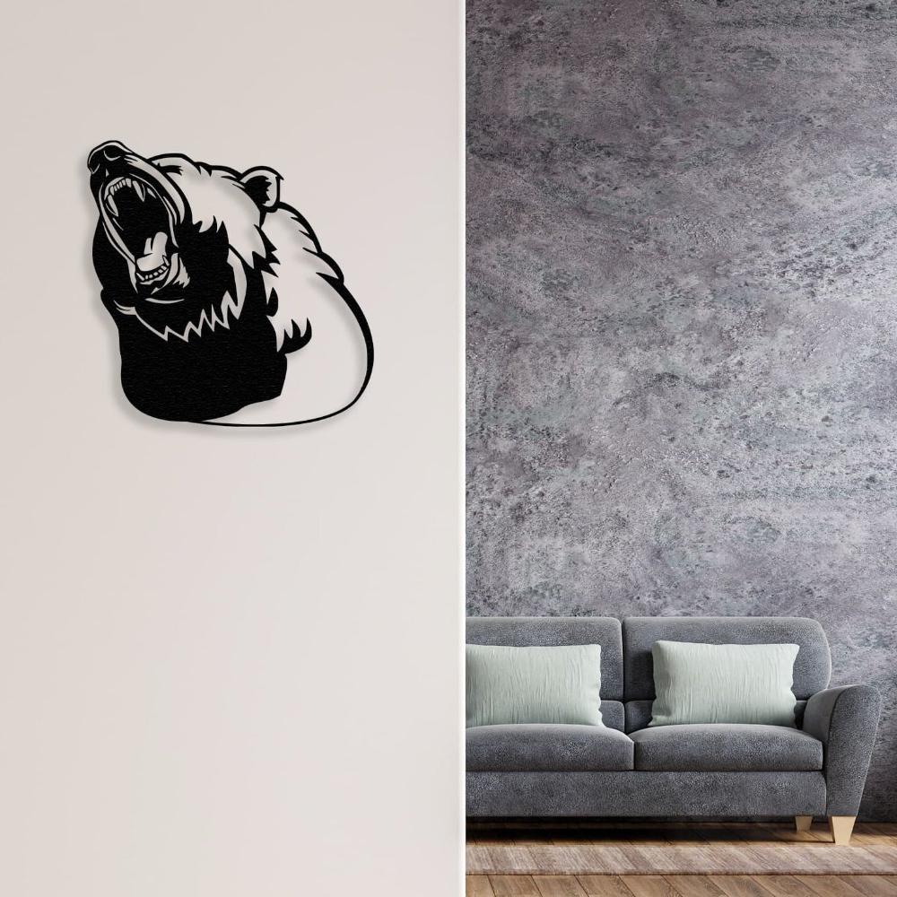Bear Silhouette Metal Wall Art from VITAHOME DESIGN LLC