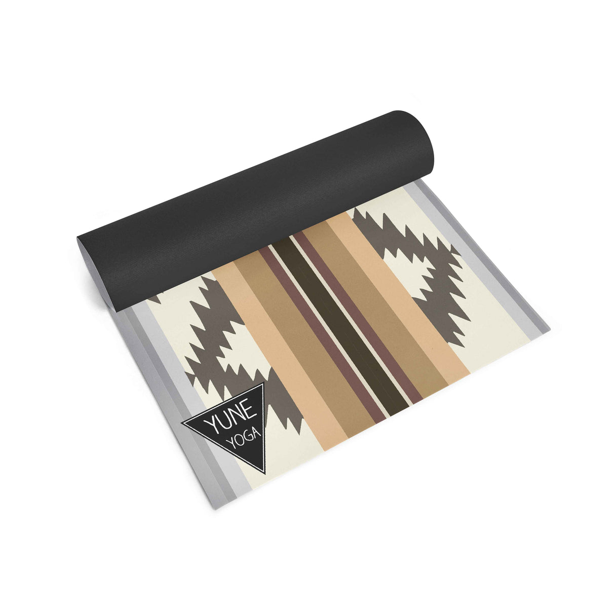 Bear Creek Sand Yoga Mat – 6 mm Extra Thick, Double-Sided Non-Slip, Eco-Friendly PER with Neutral Sand Tone Design | from Yune Yoga