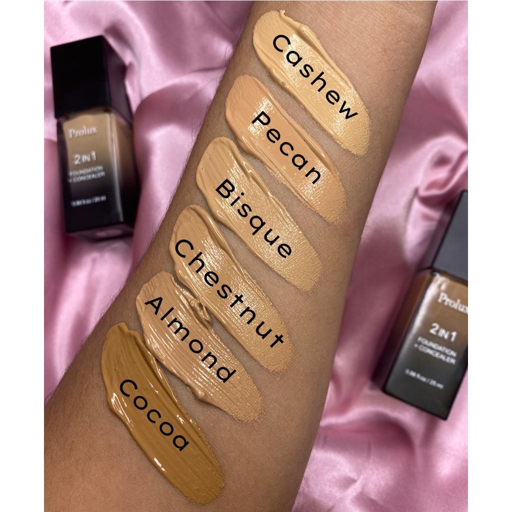 2 in 1 foundation and concealer from Prolux Cosmetics