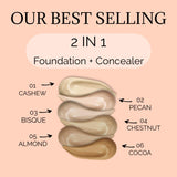 2 in 1 foundation and concealer from Prolux Cosmetics