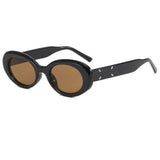 Becky Oval Cat Eye Retro Sunglasses from Pretty Simple