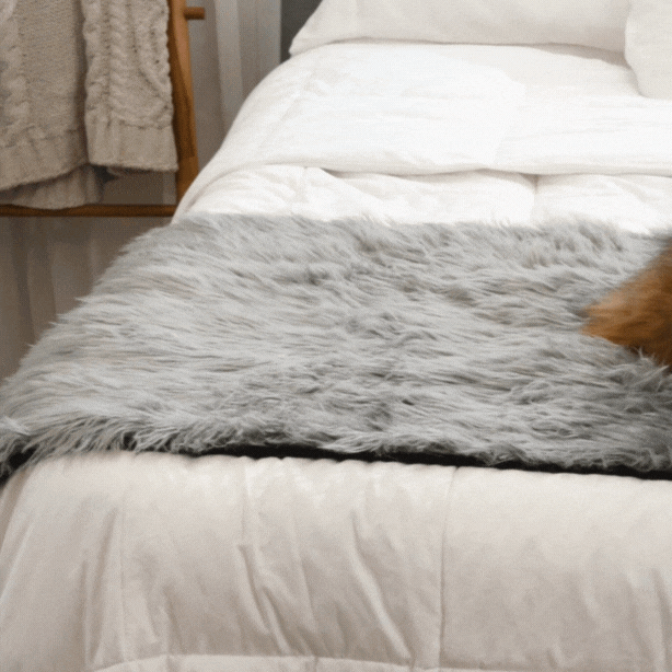 PupProtector™ Waterproof Bed Runner - Charcoal Grey from Paw.com