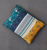 DaDa Bedding Bohemian Patchwork Bed of Wild Flowers Floral Gardenia Green Bedspread Set (JHW-886) from DaDalogy Bedding Collection