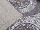 DaDa Bedding Rustic Grey Mosaic Distressed Medallion Reversible Quilted Bedspread Set (SD16299) from DaDalogy Bedding Collection
