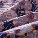DaDa Bedding Peachy Pink Floral Blossoms Plum Purple Patchwork Quilted Bedspread Set - Designed in USA (JHW877) from DaDalogy Bedding Collection