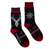 Beelzebuck Ugly Xmas Sweater Crew Socks from FootClothes